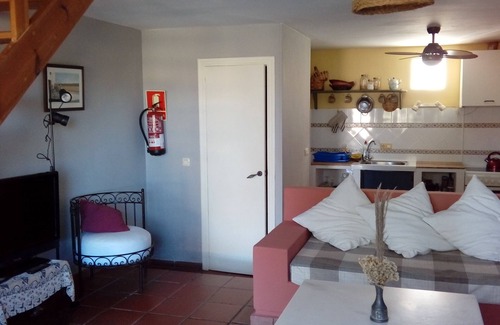 Rodalquilar Maison | Maison dans la vallée de Rodalquilar avec terrasse et vue sur la mer