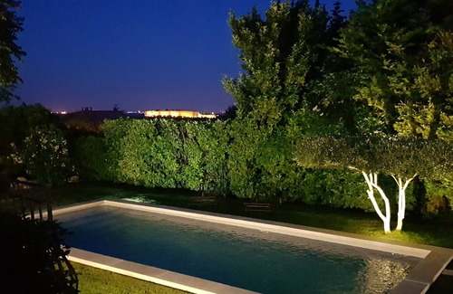 Villeneuve-les-Avignon Maison | Maison Provence Villeneuve les Avignon piscine vue Mont Ventoux🌟