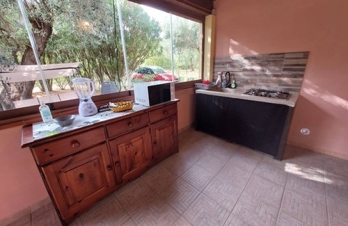 Iglesias Historic Centre Appartement | House The Ancient Olive Tree, nestled in a centuries-old olive grove with a large garden around it.
