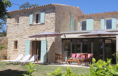 Rustrel Villa | Au coeur du Luberon Mas de charme en pierres avec piscine clôturée