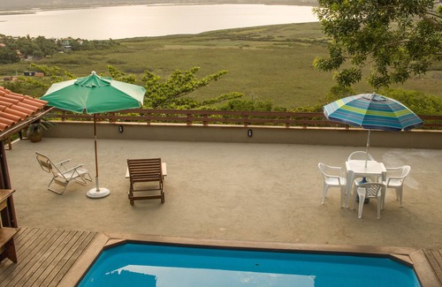 Garopaba Maison | Maison dans une communauté fermée avec piscine et vue imprenable sur la lagune de Garopaba