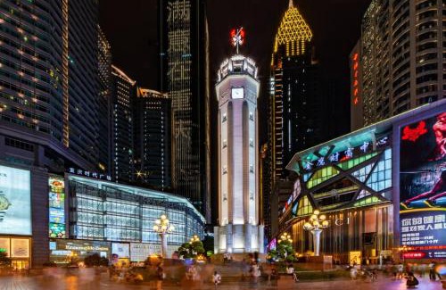 Jeifangbei Central Business District Appartement | Huafu Riverview B&B