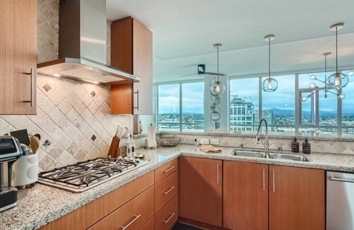 East Village Copropriété | Huge Balcony with Views of Petco Park & Downtown