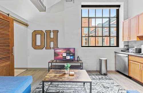 Downtown Cleveland Appartement | Huge DT Loft, Sofa Bed & Wi-Fi