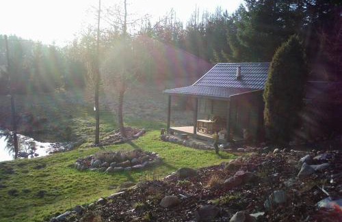 Kolczyglowy Chalet De Ski | hut in the mid. of nowhere + priv pond+3 ha