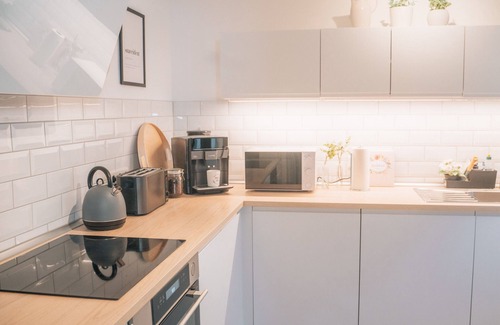 Heiligendamm Maison | HYGG INN: modernized house 500m from the sea with sauna, gas fireplace & outdoor kitchen