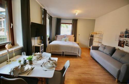 Vahrendorf Appartement | Hygge Homes - 1BR Apartment inkl. TV und Küche