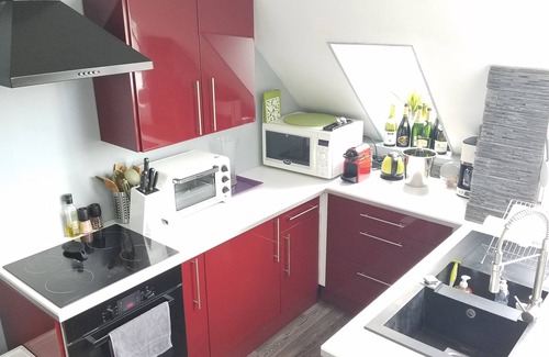 Epernay Appartement | **** hyper-centre Epernay Penthouse (43sm) 1bd Appartement avec ascenseur, laveuse