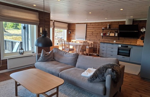 B Cabine | Hytte Midt i Smørøyet på Lifjell med Sauna og 4 Soverom