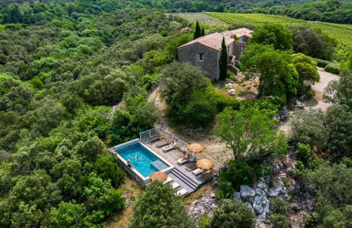 Causse-de-la-Selle Maison | Ideal famille et groupe Mas dans les Cévennes Piscine Plages privées Cadre exceptionnel Convivialité Calme Vignoble Parking gratuit Borne électrique Animaux acceptés - Wifi