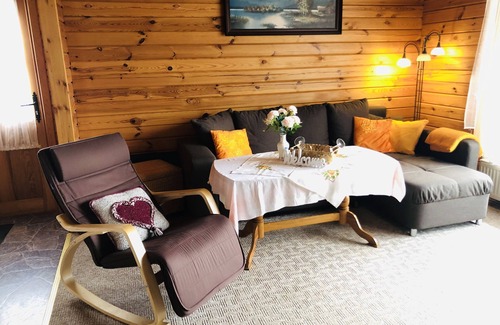 Molschow Cabine | Idyllic wooden house with terrace for 5 pers. - Through the forest to the beach