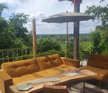 Bach a.d.Donau Appartement | Idyllisches Waldhaus mit Donaublick in Alleinlage