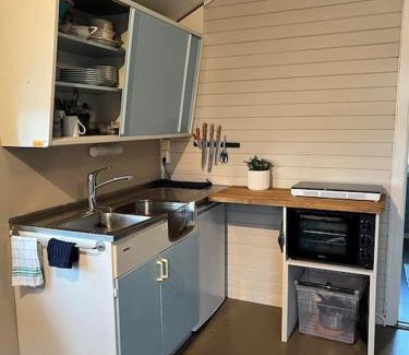 Levanger Maison | Idyllisk minihus i landlige omgivelser - med 5 sengeplasser og parkering