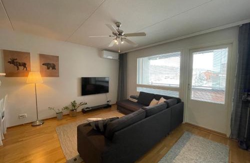 Lahti Appartement | Ilmastoitu 55 m2 huoneisto saunalla Lahden satamassa