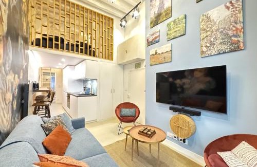 3rd Arrondissement Appartement | Impressionnists in Le Marais - Sauna & AC