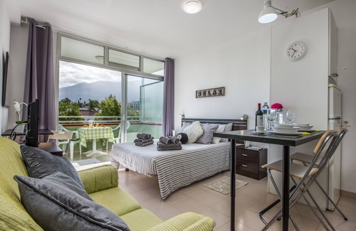 Puerto de la Cruz Appartement | Incroyable studio de détente avec vue sur la montagne et WIFI haut débit