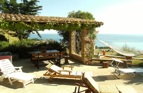 Scopello Villa | Villa indépendante entourée de verdure, vue magnifique sur le golfe;