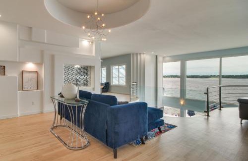 Dennis Maison | Indoor Pool and Waterfront Deck Spacious Jay Home