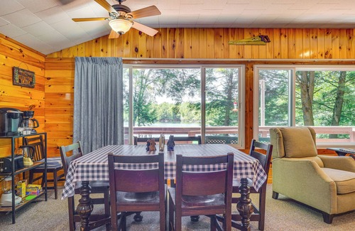 Inlet Cabine | Inlet Lakefront Home: Private Dock & Beach Access!