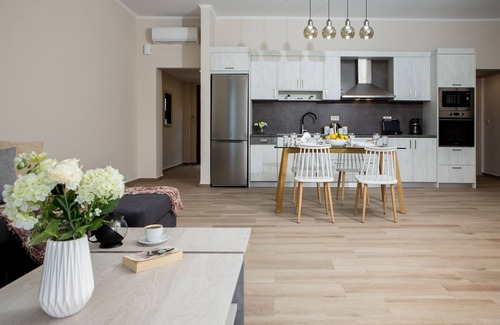 Korfalonas Maison | La maison de vacances Iris est toute neuve, équipée de toutes les commodités modernes!