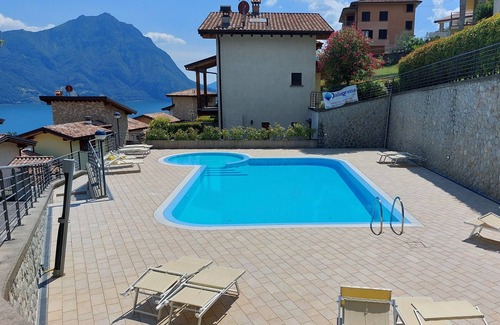 Costa Volpino Maison | Iseo Lake Villa with lake view and pool