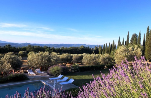 San Giustino Valdarno Villa | panoramica ed esclusiva dimora tipica toscana