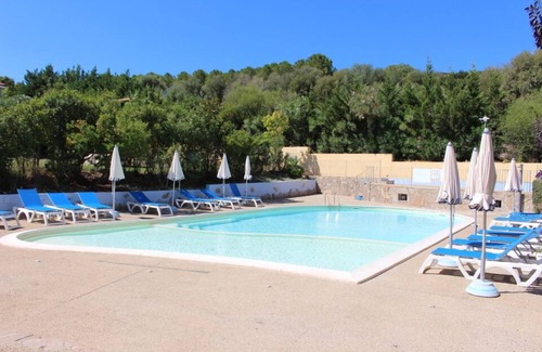 La Ciaccia Copropriété | Condominium-Appartement-Salle de bain privée séparée-Vue sur Jardin