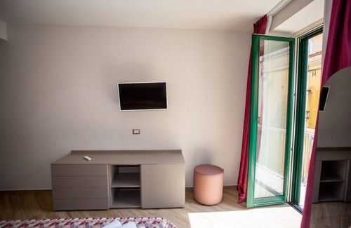 Santa Maria di Castellabate Hôtel | CAMERA HERMES-Twin-Entreprise-Salle de bain privée séparée-Balcon