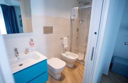 Santa Maria di Castellabate Hôtel | CAMERA ATENA-Famille-Communicante-Salle de bain privée-Balcon