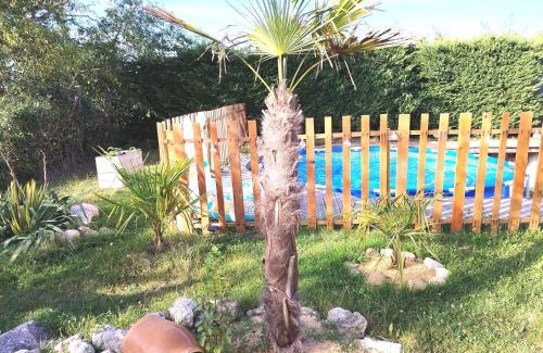 Ferolles Appartement | Jacuzzi Balnéo piscine "La Palmeraie Oasis"
