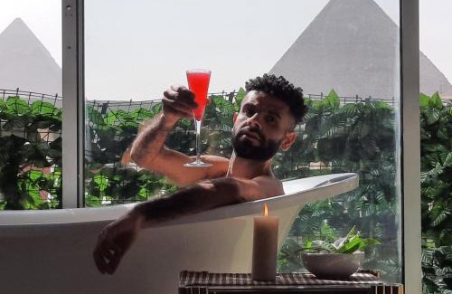 Al Haram Appartement | Jacuzzi pyramids view