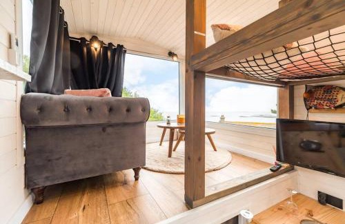 Trevou-Treguignec Chalet De Ski | Jacuzzi Tiny-House face mer Evasion sur la falaise