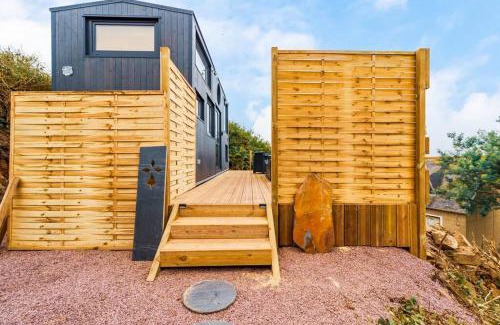 Trevou-Treguignec Chalet De Ski | Jacuzzi Tiny-House face mer Evasion sur la falaise