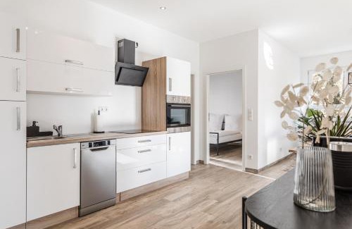 Erlangen Appartement | JAMA - Stilvoll&Modern, Zentral, Uni, Freies Parken, Große Gruppen, WLAN