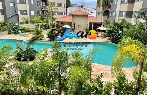 Estufa II Appartement | Jardim das Palmeiras II Home Resort JP2 Ubatuba - Apartamento com 2 Dorms, 1 Suíte, Condomínio com Piscina Adulto e Infantil, Jacuzzi Aquecida,Sauna, Churrasqueira, Academia, Salão de Jogos e Playground