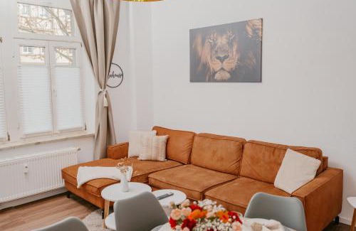 Striesen Appartement | JINO Dresden l familienfreundlich - Küche - modern