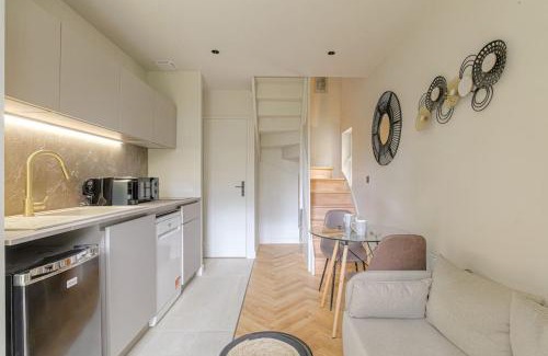 Charlier - Valvert Appartement | Joli duplex avec jardin, 2 personnes, Écully