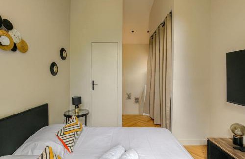 Charlier - Valvert Appartement | Joli duplex avec jardin, 2 personnes, Écully