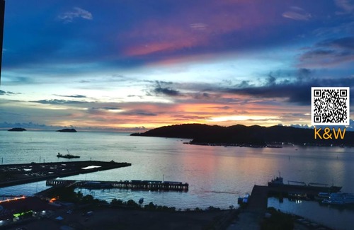Downtown Kota Kinabalu Appartement | JQ T21 SUNSET SEAVIEW HOMESTAY Suria Gaya Street SICC