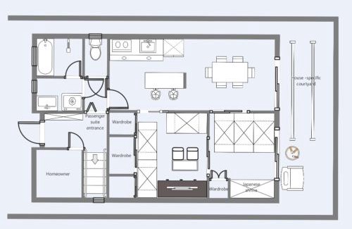 Katsushika Appartement | JR 66sqm 1F Family Suite 2LDK JR Koiwa-Keisei Koiwa-Asakusa-Oshiage-Shinjuku-Ueno