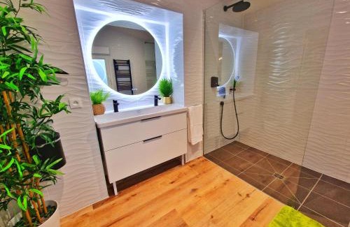 Muntzenheim Appartement | JUNGLE SPA-4 Pers-Jacuzzi-Parking-Jardin-Clim-Colmar