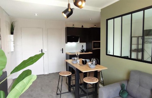 Saint-Priest Appartement | Jungly Appart - Clim Moderne Cocooning Calme Nature