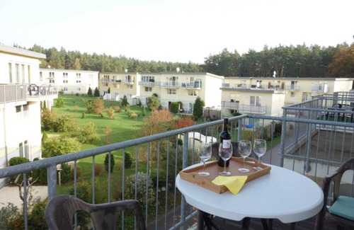 Gelbensande Appartement | Forêt côtière - Ferienwohnung Kranichnest