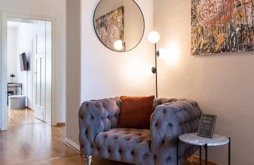 Kaßberg Appartement | Kaßberg - Studio mit Balkon, Netlfix und Wifi