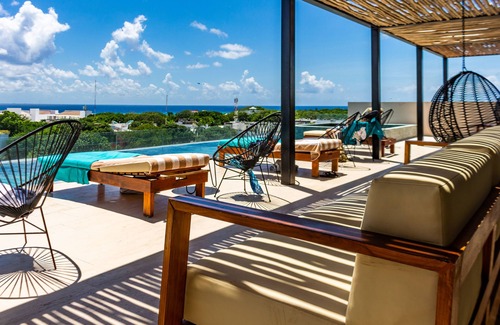Ejidal Appartement | Kaab studio with amazing roof top pool with view