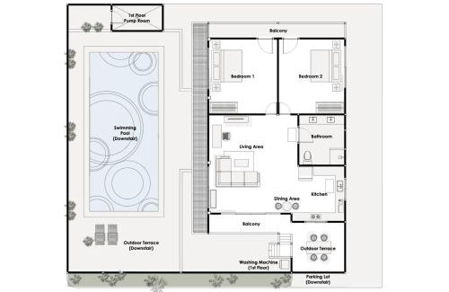 Kamala Appartement | Kamala - Chonlada Holiday Home 2 BR Residence