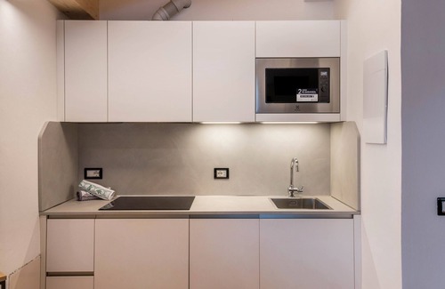 Campitello di Fassa Appartement | "Kamerloy Apartments - G" avec vue sur les montagnes, Wi-Fi, balcon et jardin