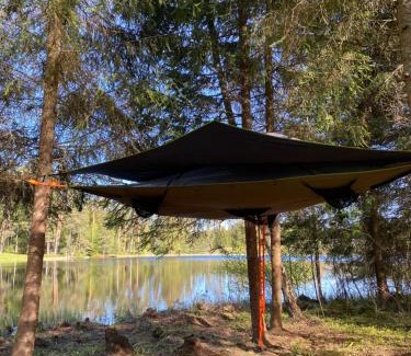 Antsla Parish Autre | Karula Stay lakeside Camper, Treetent & SUPs included - all area only for you!