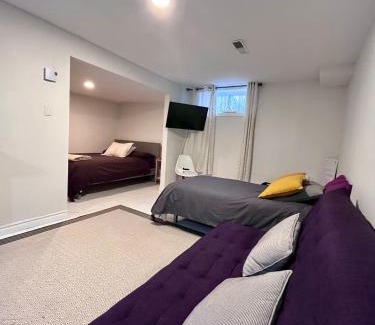 Aylmer Maison | Kat Aylmer Private Studio, attached bathroom, TV, and kitchenette