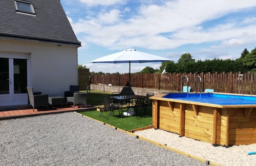 Coatroual Maison | Kerguil-hanna agréable maison 4 pers, piscine privée, plages à 10 mns en voiture